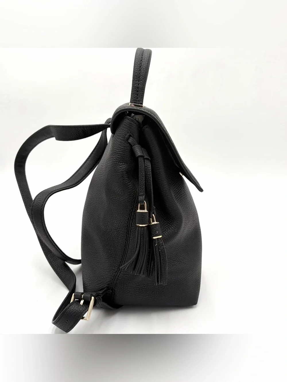 Kate Spade Kingston Drive Simona Black Pebbled Leather Backpack